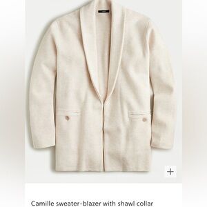J. Crew Camille Sweater Blazer NWT Sz. Med.